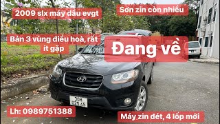 Đang về Santafe 2009 slx máy evgt bản 3 vùng điều hoà Xe cực chất máy zin sơn zin nhiều [upl. by Garreth]