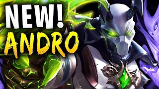 ANDROXUS DARK STALKER ABSOLUTELY SHREDS  Paladins Gameplay Build [upl. by Aihsenat]