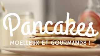 Recette des véritables Pancakes  CuisineAZ [upl. by Meghann]