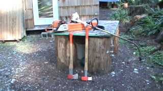 Stihl Pro Splitting Axe vs Pro Splitting Maul [upl. by Alliw875]