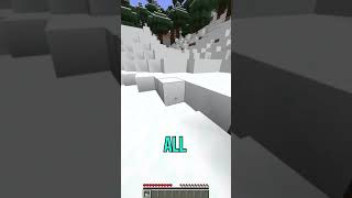 Easily Get Powdered Snow In Minecraft 118 shorts [upl. by Nonahs]