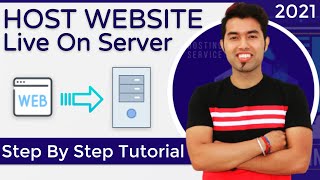 🔴 Connect Domain with Hosting amp Upload Your Website to Live Server using hPanel in Hindi 2022 [upl. by Siesser88]