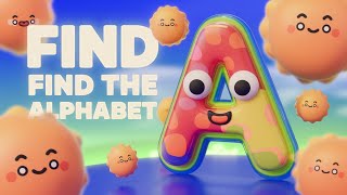 find the alphabets ABCZ  learning video for kids [upl. by Illak]