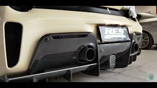 Ferrari 488 Pista 39T V8 Exhaust Sound RES Racing exhaust [upl. by Ardnama23]