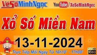 XSMN Minh Ngọc  Trực tiếp Xổ Số Miền Nam  KQXS Miền Nam ngày 13112024 KQXS Hôm Nay XSTT XSKT [upl. by Kenta]