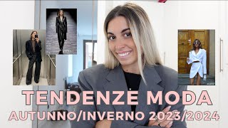 10 TENDENZE MODA per l AUTUNNOINVERNO 2024 [upl. by Beesley]