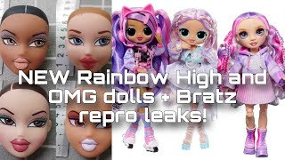 MGA DOLL NEWS NEW Rainbow High and OMG dolls  Bratz slumber party reproduction leaks [upl. by Lletnuahs]