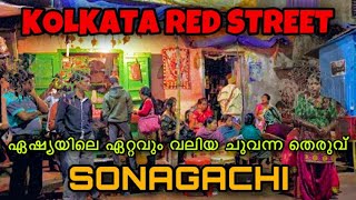 Kolkata Red Street Night Life🔥 Sonagachi  Largest Red Street [upl. by Llenej]