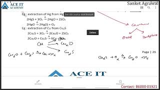 AIA 10th Chem Metals and Non metals Lect 7 [upl. by Ahseiym]