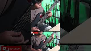 perjalanan pahlawan  Animals As Leaders  Monomyth guitar cover shorts AAL monomyth [upl. by Kettie]