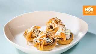 Korean BBQmushroom gevuld met heek kimchi witlof en limoenkoriandermayonaise [upl. by Maje]