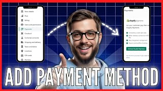 How To ADD A PAYMENT METHOD On SHOPIFY  SHOPIFY PAYMENTS SETUP  Step by Step [upl. by Eelinnej]