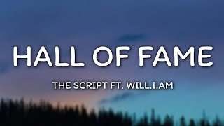 The Script  Hall Of Fame Lyrics ft william [upl. by Tiraj]