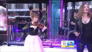 Lindsey Stirling  Shatter Me Ft Lzzy Hale GMA Live [upl. by Opiuuk700]