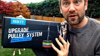 Sertt cable pulley system review home gym [upl. by Yzmar]