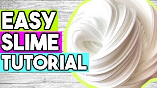 How to Make SLIME for Beginners Best EASY Way to Make Slime [upl. by Elumas]