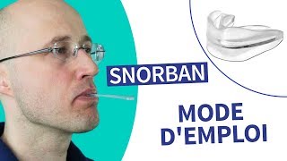 SnorBan  Comment ajuster l’orthèse antironflement [upl. by Strander]