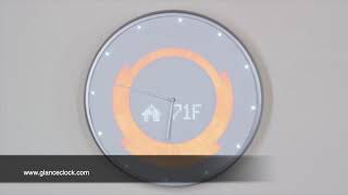 Glance clock the smart wall clock that tells you more than just the time [upl. by Omocaig501]