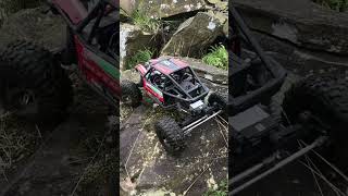 Axial Capra 4ws rc crawling [upl. by Zile238]