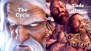 The Cycle Ends Here  Kratos Zeus Freya Baldur  God Of War  Cutscene [upl. by Askari203]