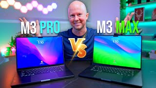 M3 Pro vs M3 Max MacBook Is the Max WORTH the Extra Cost for Editing YouTube Videos [upl. by Aneele]