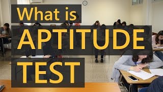 What is Aptitude Test  Aptitude test Components  Education Terminology  SimplyInfonet [upl. by Rednasela90]