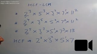 Aptitude Tricks About HCF and LCM Tricks amp Problems  Maths Tricks Shortcut to Find LCM [upl. by Ticknor315]