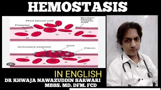 Hemostasis In English physiology coagulation clot platelets hematology blood Doctors Corner [upl. by Joceline467]