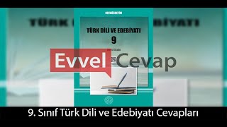 9 Sınıf Meb Yayınları Türk Dili ve Edebiyatı Ders Kitabı 8 Ünite MektupEPosta Yazma Cevapları [upl. by Guimar670]