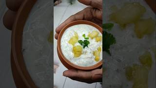 Restaurant style Pineapple raita recipe pineapple raita curd shortsfeed ytshorts [upl. by Ainer]