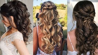 12 Amazing Wedding Hairstyles  Bridal Hairstyles For Long Hair [upl. by Powers]