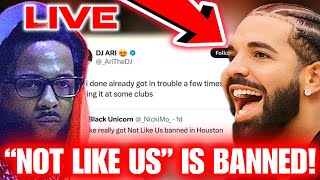 🔴DRAKE FORCES HOUSTON DJ’S TO BAN “NOT LIKE US” 🤯 ShowfaceNews [upl. by Nnylatsirk]