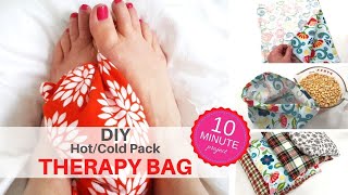 DIY HotCold Pack Therapy Bag  Reusable [upl. by Aleuname873]