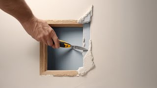 Quick amp Easy How to Repair Holes in Drywall Using Spackle [upl. by Augusto]