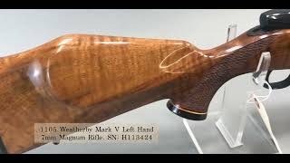 1105 Weatherby Mark V Left Hand 7mm Magnum Rifle October 18 2024 [upl. by Ardaed]