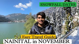 Nainital Guide  Snowfall Dates in Nainital 2025  Nainital Snowfall 2025 [upl. by Line103]