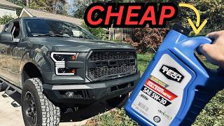 Dirt Cheap Walmart Super Tech Engine Oil DIY Change On 2016 Ford F150 27L Eco Boost [upl. by Amihsat]