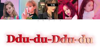 Ddududdudu karaoke  you are as a member  Blackpink blackpink viral fypシ karaoke [upl. by Jimmie728]