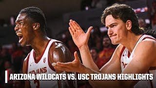 TOP 5 UPSET 🚨 Arizona Wildcats vs USC Trojans  Full Game Highlights  ESPN College Basketball [upl. by Ahseel222]