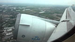 Takeoff from Amsterdam in a KLM MD11 [upl. by Ilario544]