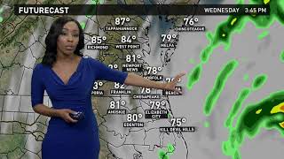 VirginianPilot Weather Forecast Sept 26 [upl. by Onitnerolf]