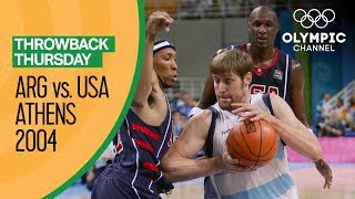 Argentina v USA  Semi Final  Athens 2004  Condensed Game  Throwback Thursday [upl. by Bashemeth]