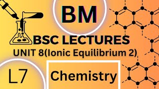 Common ion effect  Buffer solution bsc chemistry bsc1st ignou bscchemistry [upl. by Ysle]