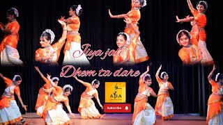 jiya jale x dhem ta da re Dani dance cover  semi  classical dance [upl. by Azzil]