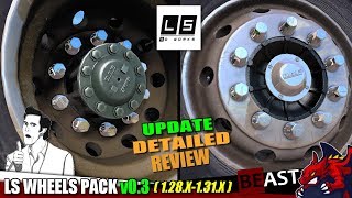 ETS2 131  tuning mod quotLS WHEELS PACK v03quot 128131  review [upl. by Nahshon141]