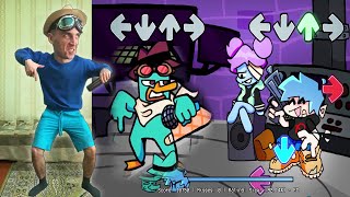 Friday Night Funkin VS Perry Platypus amp Dr Doofenshmirtz In Real Life FNF IRL [upl. by Eedia]