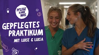 Das gepflegte Praktikum  Folge 1 Luisa amp Luise in der septischen Chirurgie PflegeKannWas [upl. by Hudis]