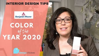 Benjamin Moore Color of the Year 2020  Color Trends 2020 First Light [upl. by Inhsor]