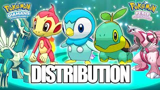 DISTRIBUTION des STARTERS SHINY amp SHINY lvl100 SUR POKÉMON DIAMANT ÉTINCELANT et PERLE SCINTILLANTE [upl. by Fesoj855]