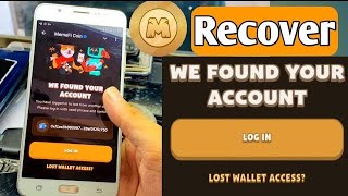 Memefi wallet recovery phrase  memefi wallet recover option  Memefi Lost Wallet memefiwallet [upl. by Enala267]